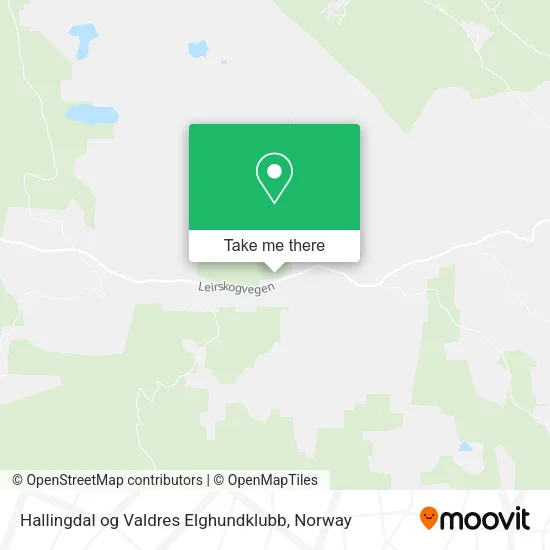 Hallingdal og Valdres Elghundklubb map