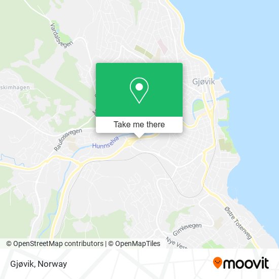 Gjøvik map