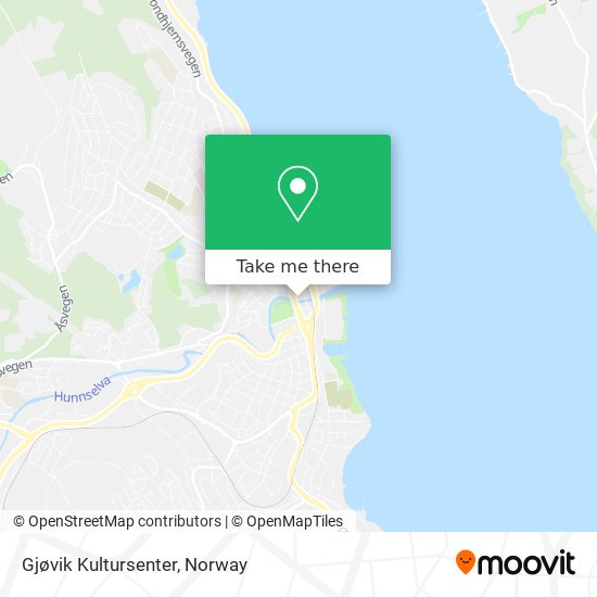 Gjøvik Kultursenter map