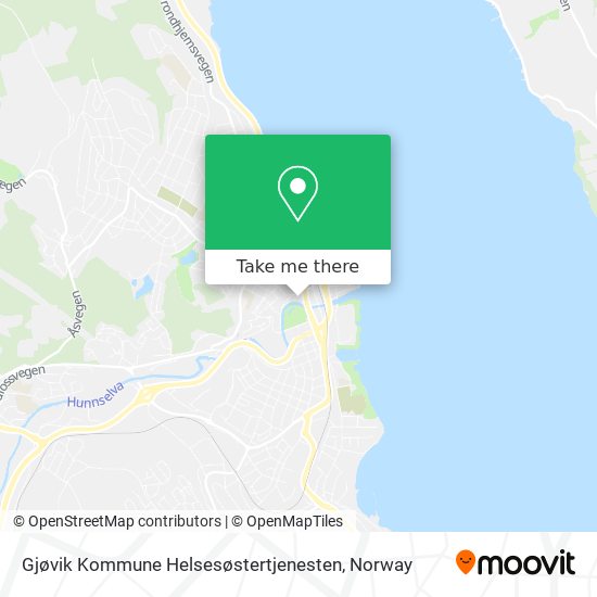 Gjøvik Kommune Helsesøstertjenesten map