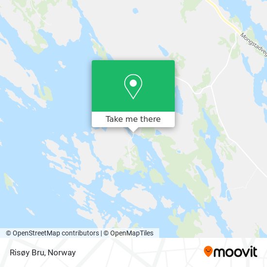 Risøy Bru map