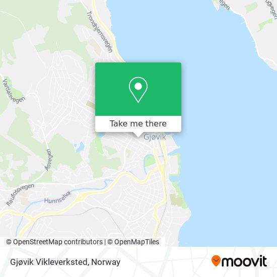 Gjøvik Vikleverksted map