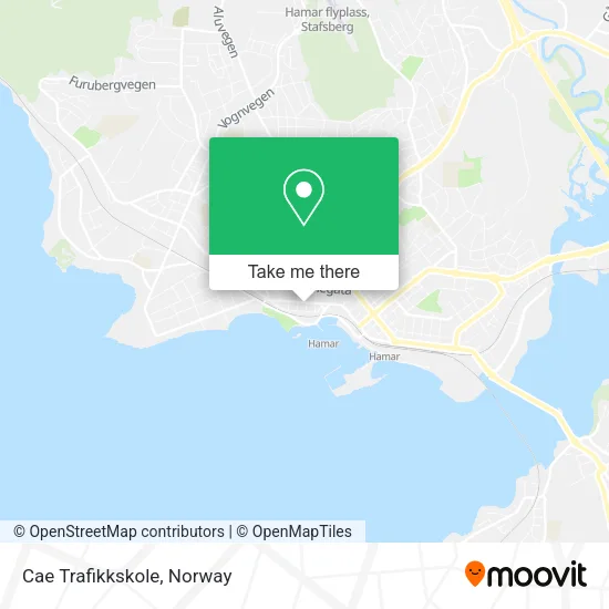 Cae Trafikkskole map