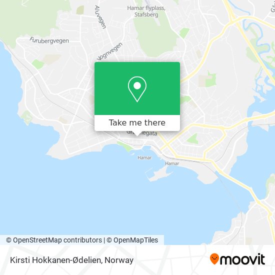 Kirsti Hokkanen-Ødelien map