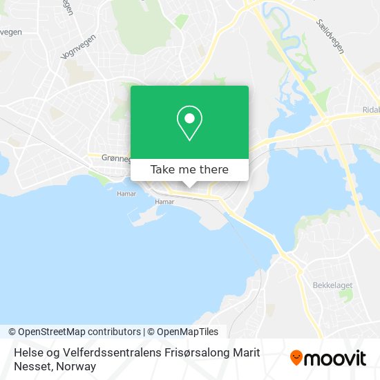 Helse og Velferdssentralens Frisørsalong Marit Nesset map