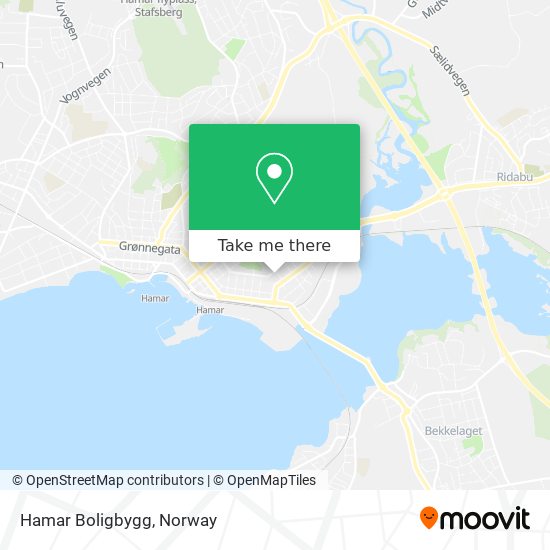 Hamar Boligbygg map