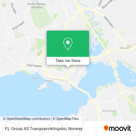 P.j. Group AS Tvangsavviklingsbo map