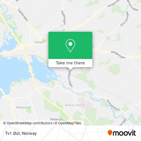 Tv1 Øst map