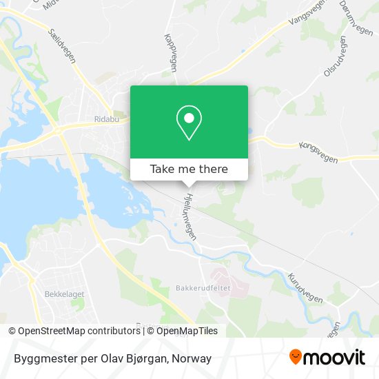 Byggmester per Olav Bjørgan map