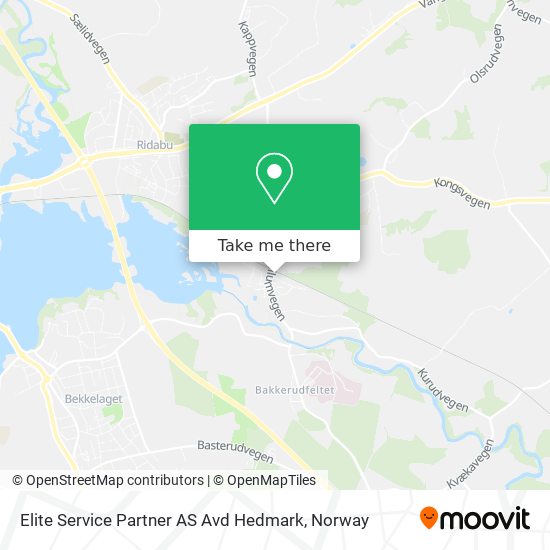 Elite Service Partner AS Avd Hedmark map