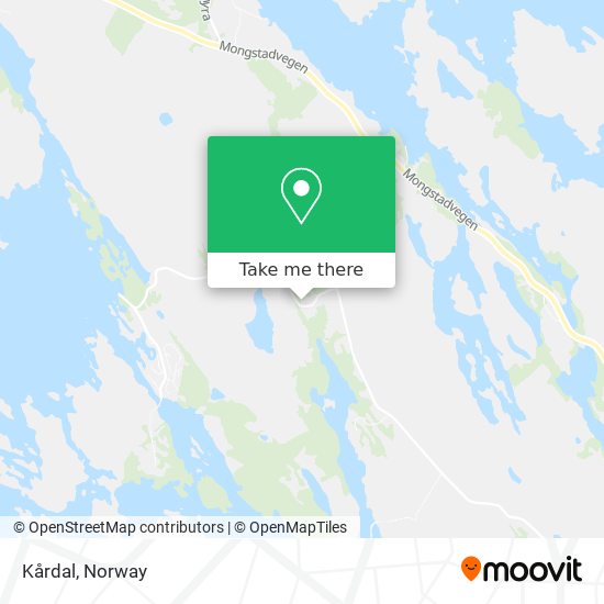 Kårdal map