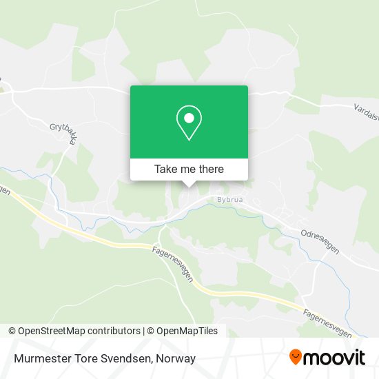 Murmester Tore Svendsen map
