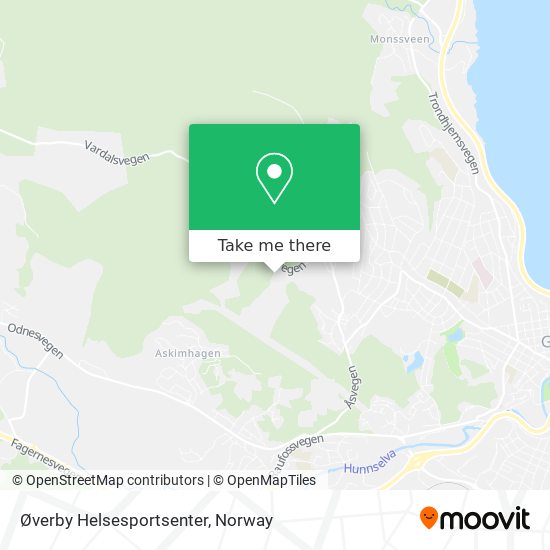 Øverby Helsesportsenter map