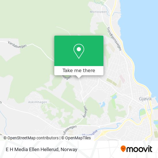 E H Media Ellen Hellerud map