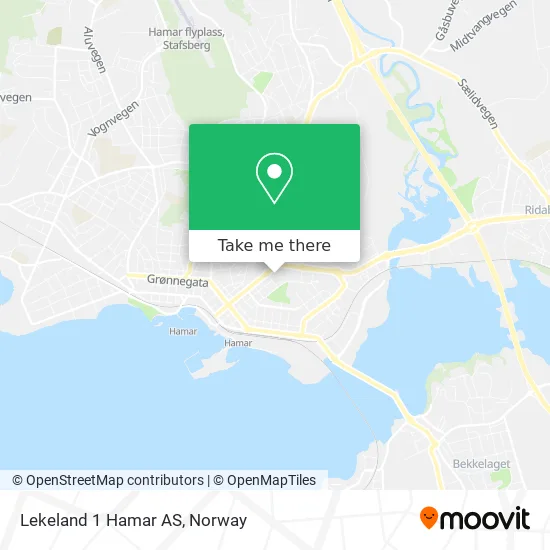 Lekeland 1 Hamar AS map