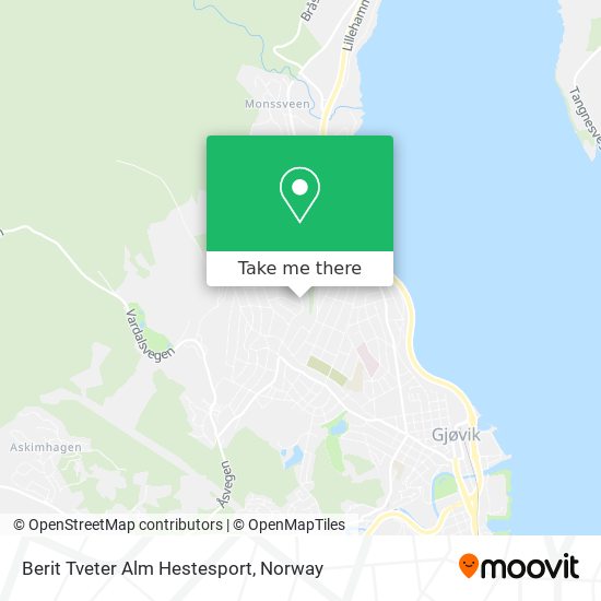 Berit Tveter Alm Hestesport map