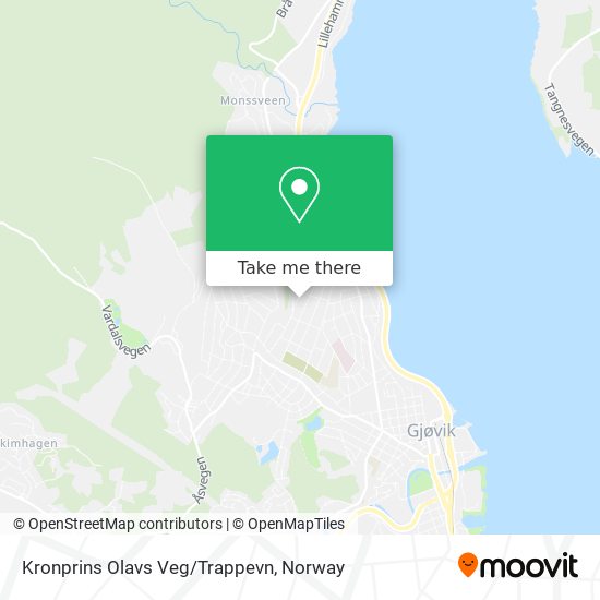 Kronprins Olavs Veg/Trappevn map