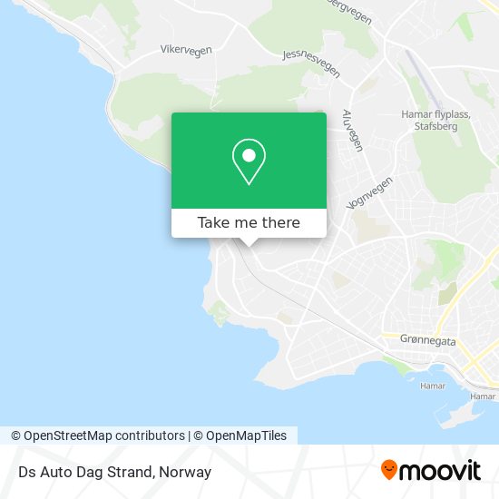 Ds Auto Dag Strand map