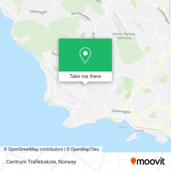 Centrum Trafikkskole map