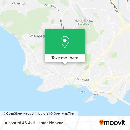 Alcontrol AS Avd Hamar map