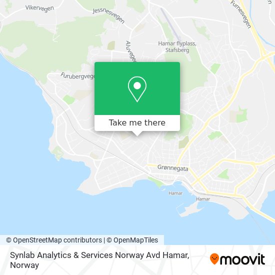 Synlab Analytics & Services Norway Avd Hamar map