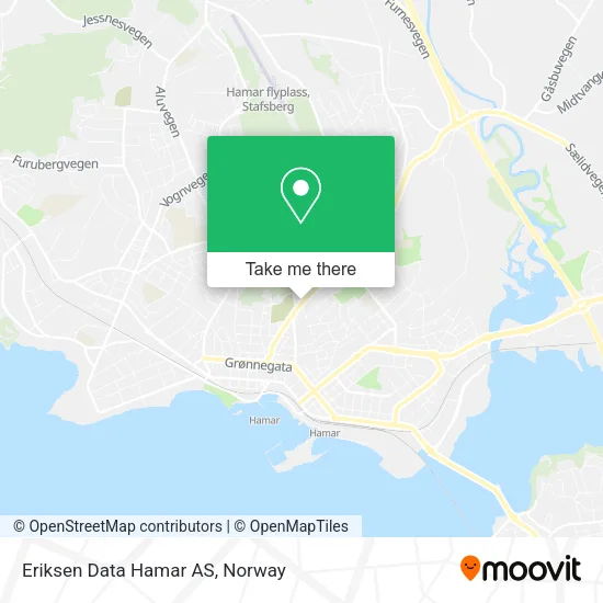 Eriksen Data Hamar AS map