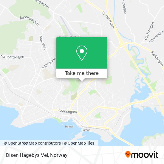 Disen Hagebys Vel map