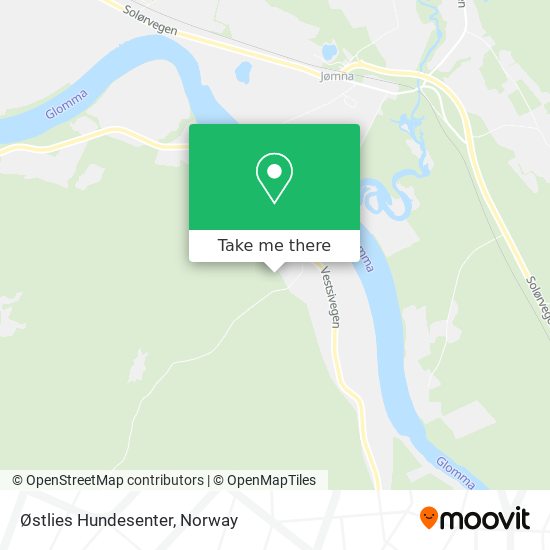 Østlies Hundesenter map