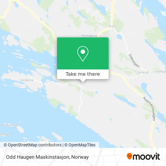 Odd Haugen Maskinstasjon map