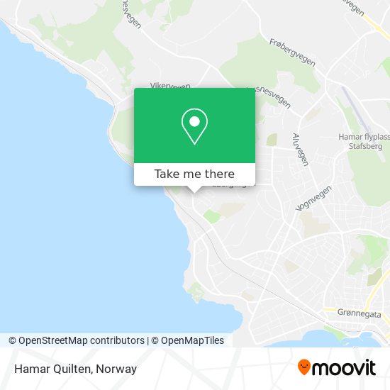 Hamar Quilten map