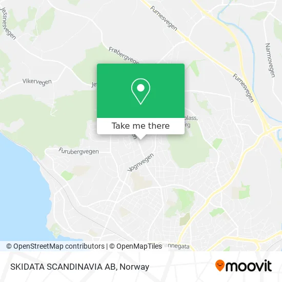 SKIDATA SCANDINAVIA AB map