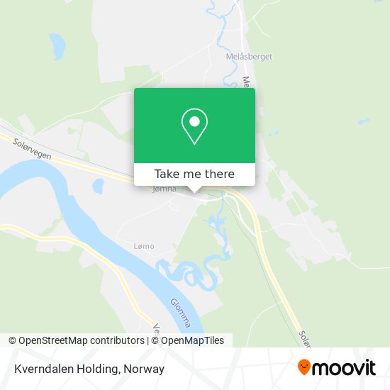 Kverndalen Holding map