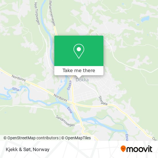 Kjekk & Søt map