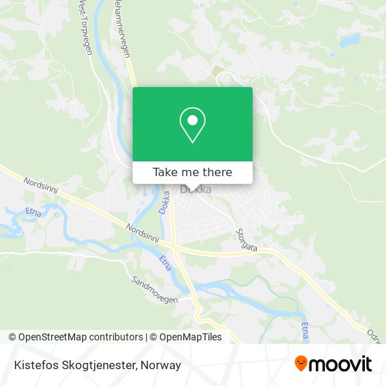 Kistefos Skogtjenester map