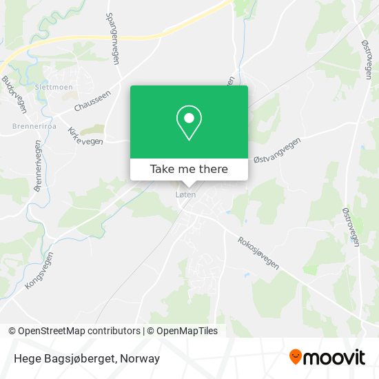 Hege Bagsjøberget map