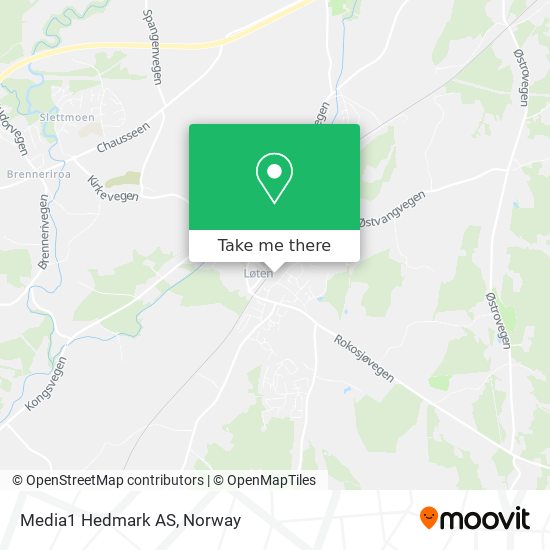 Media1 Hedmark AS map