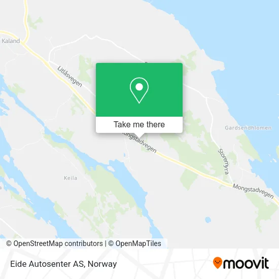Eide Autosenter AS map