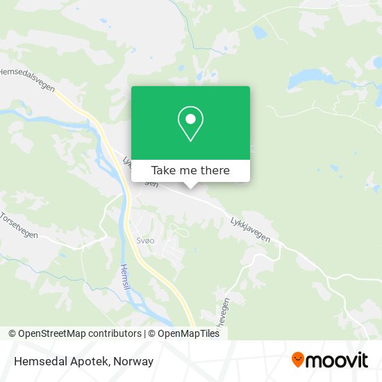 Hemsedal Apotek map