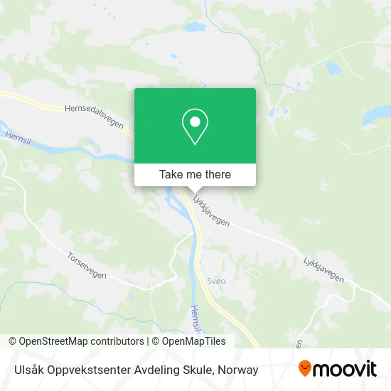 Ulsåk Oppvekstsenter Avdeling Skule map
