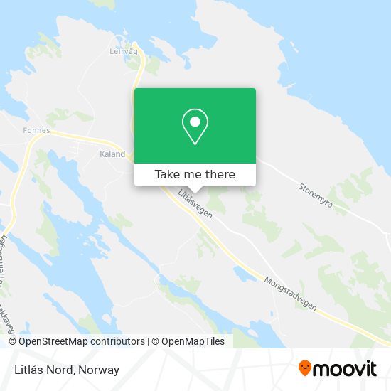 Litlås Nord map