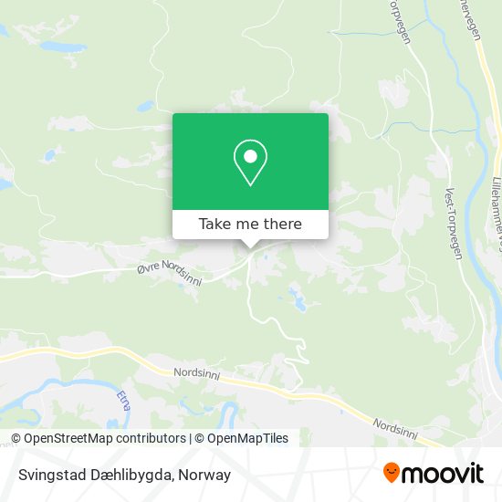 Svingstad Dæhlibygda map