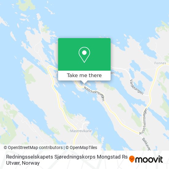 Redningsselskapets Sjøredningskorps Mongstad Rs Utvær map