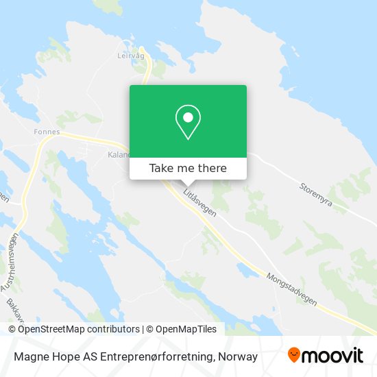 Magne Hope AS Entreprenørforretning map