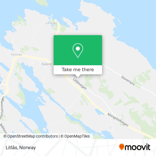 Litlås map
