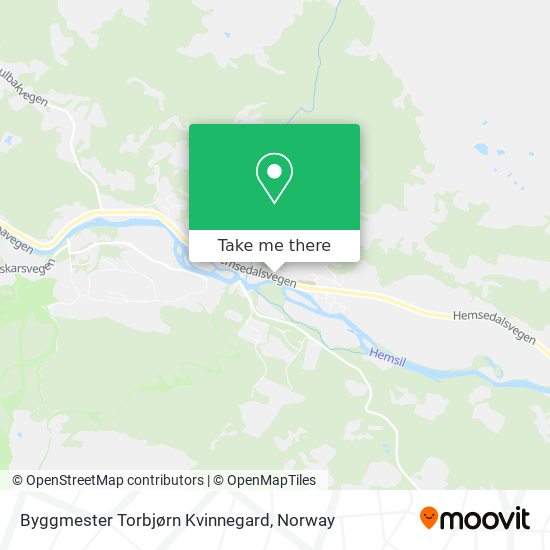 Byggmester Torbjørn Kvinnegard map