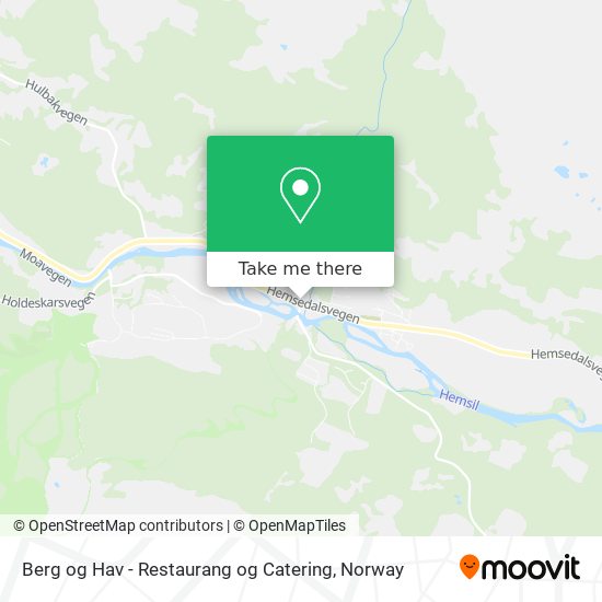 Berg og Hav - Restaurang og Catering map