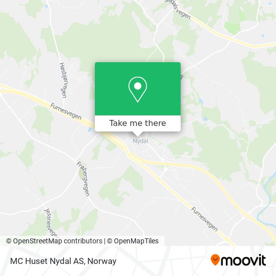 MC Huset Nydal AS map