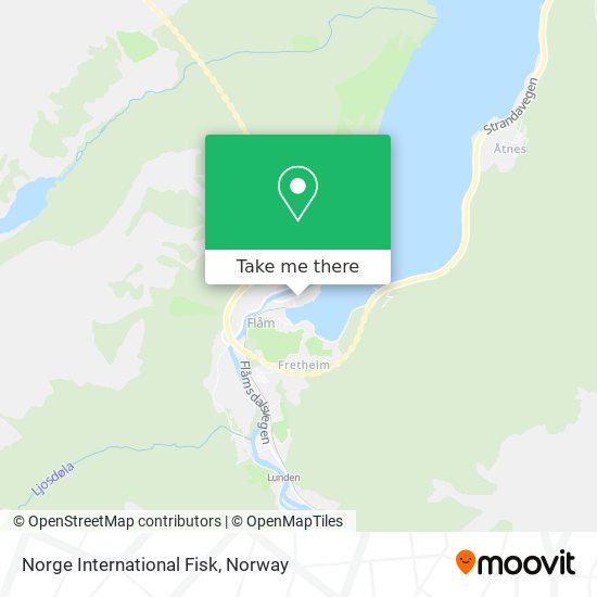 Norge International Fisk map