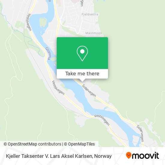 Kjeller Taksenter V. Lars Aksel Karlsen map