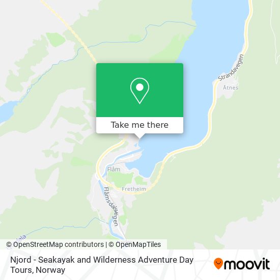 Njord - Seakayak and Wilderness Adventure Day Tours map